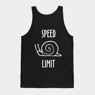 Speed Limit Slow Snail Tank Top